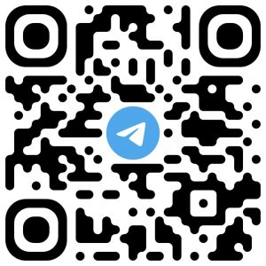 Código QR del canal de Telegram HARMAN AME y LAB